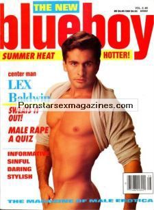 Blueboy Magazine August 1991 - Lex Baldwin - Robert Larkins